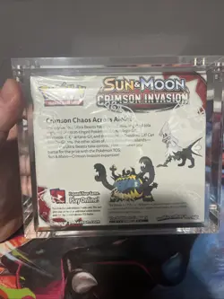 Pokemon (1) Sun And Moon: Crimson Invasion Sealed Booster Box W/ Acrylic Case - Image 4