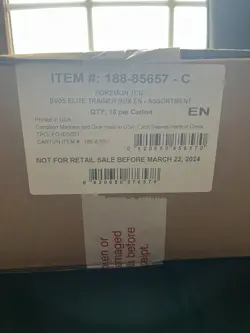 Pokemon TCG SV5 Temporal Forces Elite Trainer Box CASE (10 ETBs) Sealed Case! - Image 2