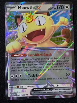 Meowth EX 62/88 : Double Rare - Perfect Order (POR) Pokemon TCG English - Image 1
