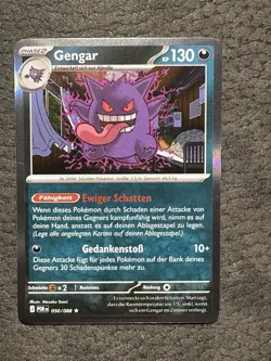 Gengar POR 050/088 Holo – Optimale Ordnung – Pokemon Karte Deutsch NM - Image 1