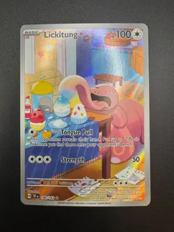 Lickitung 180/162SV05: Temporal Forces Holo Illustration Rare Pokemon TCG - Image 1