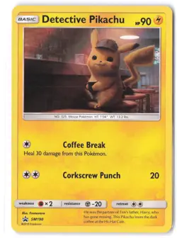 Pokemon Detective Pikachu - SM190 SM Promos MP Holo - Image 1