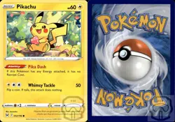 Pikachu 052/196 C Lost Origin Pokemon NM/M - Image 2