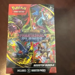 Pokemon TCG - Mega Evolutions Phantasmal Flames 6-Pack Booster Bundle - Image 1