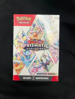 Pokemon TCG: S&V Prismatic Evolutions Booster Bundle (6pks) Factory Sealed - Image 1