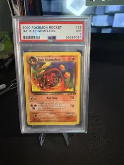 Pokemon TCG Dark Charmeleon Team Rocket 32/82 50 HP Uncommon PSA 7 - Image 1