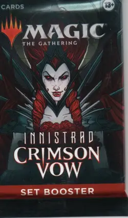 Magic the Gathering CCG - Innistrad Crimson Vow Booster Pack x 3 - Image 1