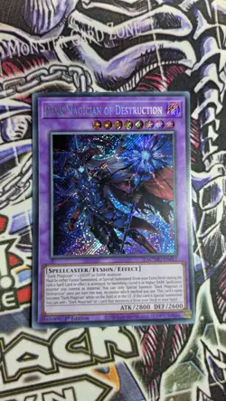Dark Magician Of Destruction - Secret Rare - MZMU-EN011 - 1st Ed- Yu-Gi-Oh! TCG - Image 1