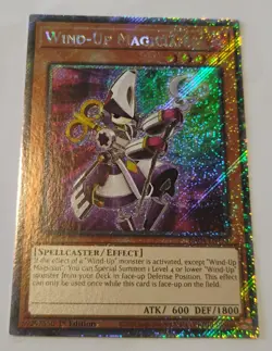 Wind-Up Magician (Platinum Secret Rare) RA04-EN153 Quarter Century Stampede 1st - Image 1