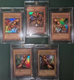 Yu-Gi-Oh! Exodia the Forbidden One Full Set LOB-120-124 Some 1st M/NM US English - Image 1