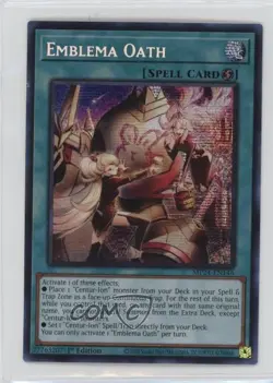 Emblema Oath Prismatic SE 1st Ed. YuGiOh 25th Anniversary Tin: Dueling Mirrors - Image 1