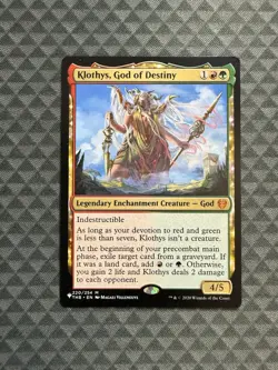 MTG Klothys, God of Destiny #220/254 Mythic *The List Reprints (LIST) - Image 1