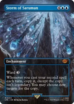 MTG Foil - Storm of Saruman (Borderless) - 413 / NM / English - Image 1
