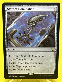 MTG - Staff of Domination Commander Legends Near Mint PACK FRESH - Image 1