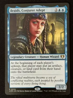 1x MTG Braids, Conjurer Adept - Commander Masters (CMM) #76 - Magic - Image 1