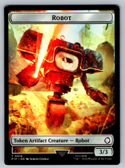 Food T 0014/Robot T 0016 - MTG Universes Beyond: Fallout (PIP) - Image 2