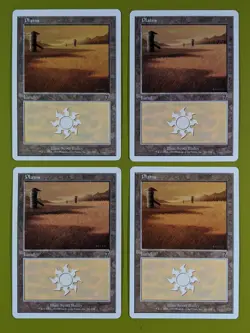 Plains (341) x4 Seventh Edition 7th 4x Magic the Gathering MTG - Image 1