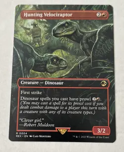 Hunting Velociraptor Borderless Universes Beyond: Jurassic World Pack Fresh - Image 1