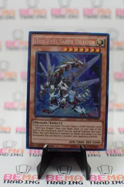 Odd-Eyes Saber Dragon YS15-ENF00 Saber Force 1st Edition - Image 1