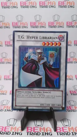 Yugioh! MP T.G. Hyper Librarian - JUMP-EN051 - Ultra Rare - Limited Edition Mode - Image 1