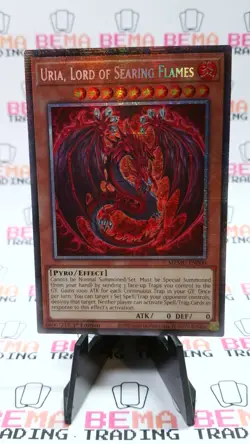 Yugioh! STARLIGHT Uria, Lord of Searing Flames (Alternate Artwork) MZMU-EN000 - Image 1
