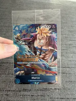 Carte One Piece Marco P-071 Pre-Release WINNER Scelle Sealed English - Image 3