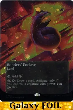1x - Bonders' Enclave - GALAXY FOIL BORDERLESS #139 - Stellar Sights - NM MTG - Image 1