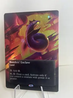 1x - Bonders' Enclave - GALAXY FOIL BORDERLESS #139 - Stellar Sights - NM MTG - Image 3