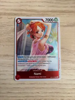 EB03-006 Nami English R One Piece TCG Card Game - Image 1