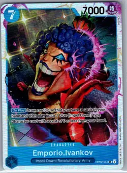 Emporio.Ivankov OP02-051 SR English Paramount War - One Piece Card - NM - Image 1