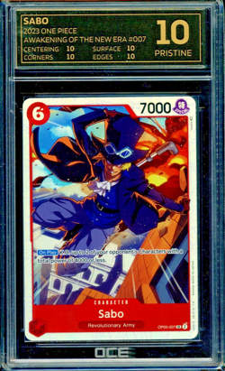 2023 One Piece AWAKENING OF THE NEW ERA Sabo Graded OCE 10 BLACK LABEL Pristine - Image 1
