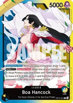 Boa Hancock OP14-041 L - NON Foil OP14 EB04 The Azure Sea's Seven One Piece TCG - Image 1