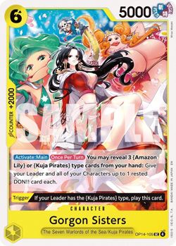 Gorgon Sisters OP14-105 The Azure Sea's Seven One Piece - Image 1