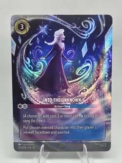 Into the Unknown Enchanted 213/204 Elsa Reign of Jafar Disney Lorcana TCG NM - Image 1