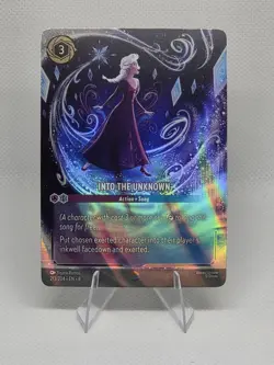 Into the Unknown Enchanted 213/204 Elsa Reign of Jafar Disney Lorcana TCG NM - Image 2