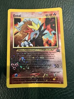 Entei 34/53 Pokemon TCG Wizards Black Star Promo Holo Rare Card - Image 3