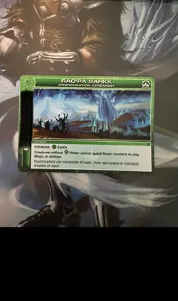 RAO'PA SAHKK CONDENSATION CEREMONY, SUPER RARE, CHAOTIC CARD, LOCATION - Image 1