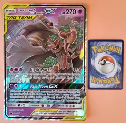 TREVENANT & DUSKNOIR GX ~ SM217 TAG TEAM ~ JUMBO/OVERSIZED PROMO POKEMON CARD - Image 3