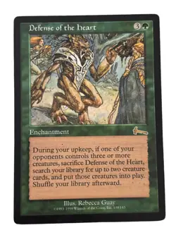 MTG Defense of the Heart Urza's Legacy Heavy Play HP - Image 1
