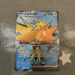 Zapdos EX 192/165 Holo Ultra Rare English S & V 151 - Pokemon Card NM/MT - Image 1