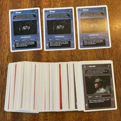 Star Wars CCG Dagobah (Revised) WB White Border Common Uncommon Lot 235 Cards - Image 4