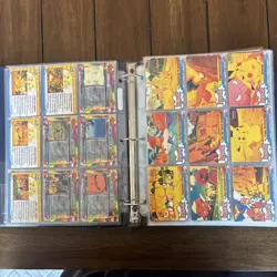 Pokemon Vintage Binder Lot TCG Cards Topps Wizards WOTC Old School Collection - Image 3