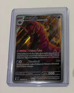 Scolipede 134/086 Black Bolt Illustration Rare Pokemon TCG Card NM - Image 1