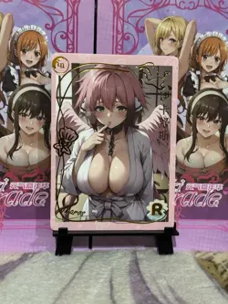 GODDESS STORY GENKI PARADE R-41 IKAROS HEAVENS LOST PROPERTY ANIME WAIFU CARD - Image 1