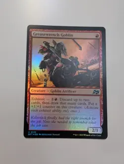 MTG - Greasewrench Goblin (Foil) - Aetherdrift NM/M Condition - Image 1
