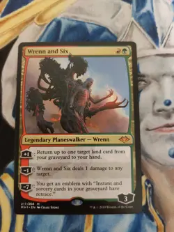 Wrenn and Six MTG Modern Horizons Mythic Plansewalker Mint - Pack Fresh x1 SC3 - Image 1
