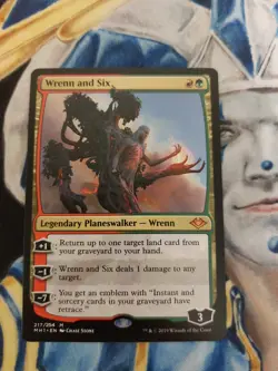 Wrenn and Six MTG Modern Horizons Mythic Plansewalker Mint - Pack Fresh x1 SC3 - Image 2