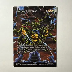 Waves of Aggression (Borderless) Teenage Mutant Ninja Turtles Source Material... - Image 1
