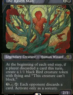 The Raven Man 330 Dominaria United Magic: The Gathering Foil NM - Image 1