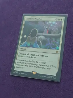 Damning Verdict (Surge Foil) #239 (NM) Final Fantasy FIC Magic MTG - Image 2